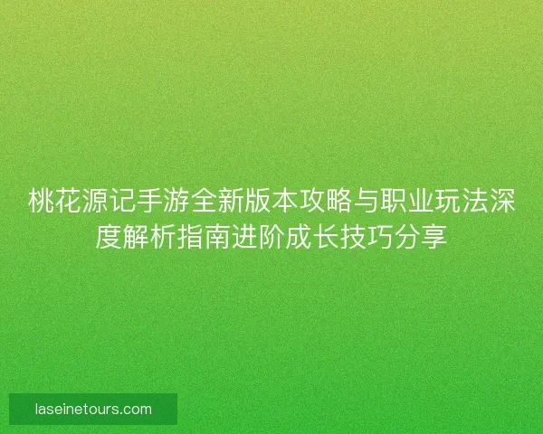 桃花源记手游全新版本攻略与职业玩法深度解析指南进阶成长技巧分享